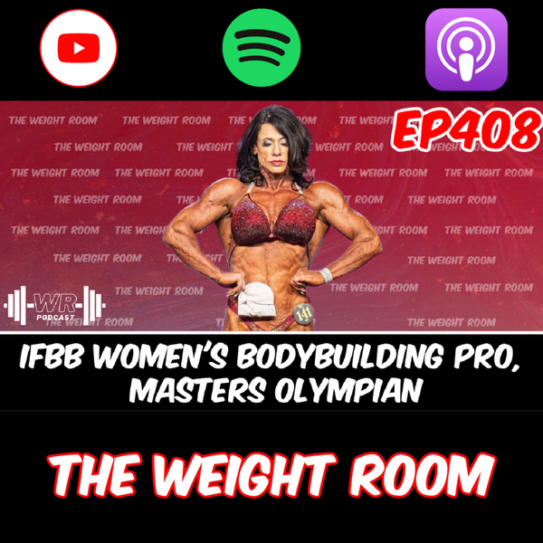 EP408: IFBB Women's Bodybuilding Pro and Masters Olympian Cheryl Mears artwork