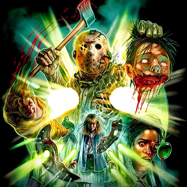 Episode 124: Friday the 13th Part VII: The New Blood + Friday the 13th (2009) artwork