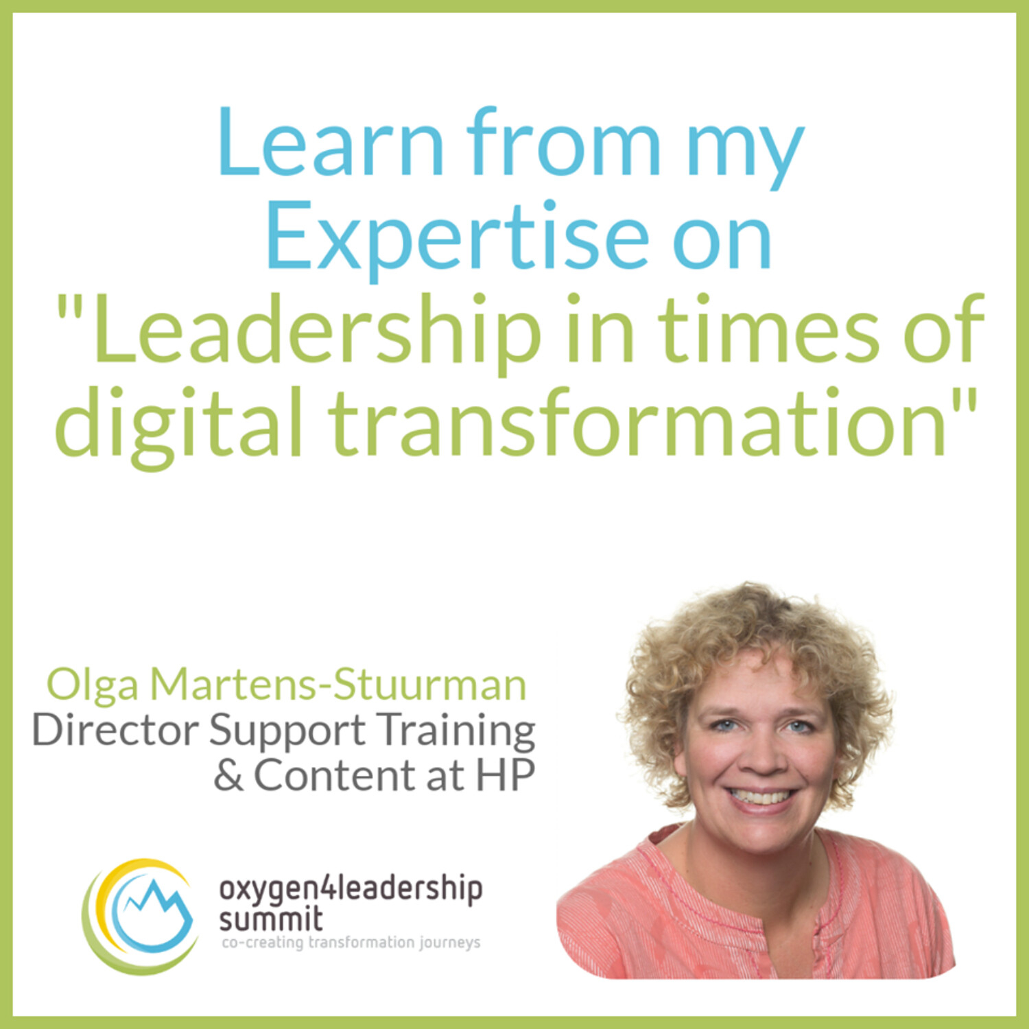 The oxygen4leadership Summit Podcast
