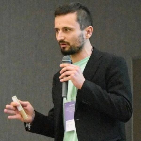 Dr Martin Dinov, Co-Founder & CEO of Maaind, The intersection of technology and human biology artwork