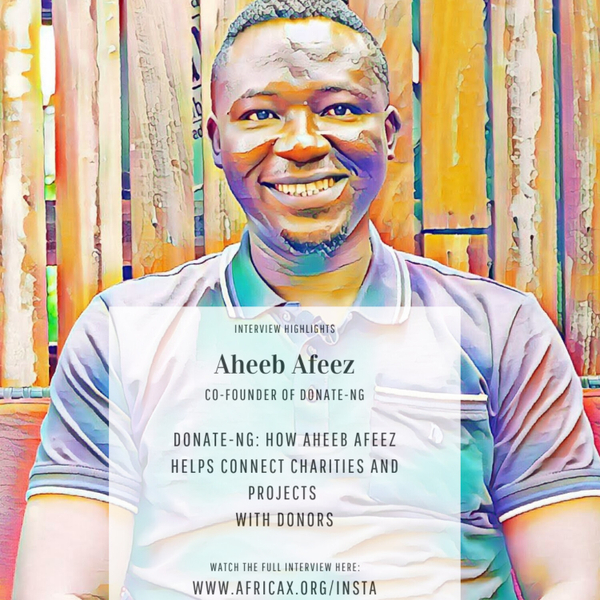 Donate-ng: How Aheeb Afeez helps connect charities and projects with donors artwork