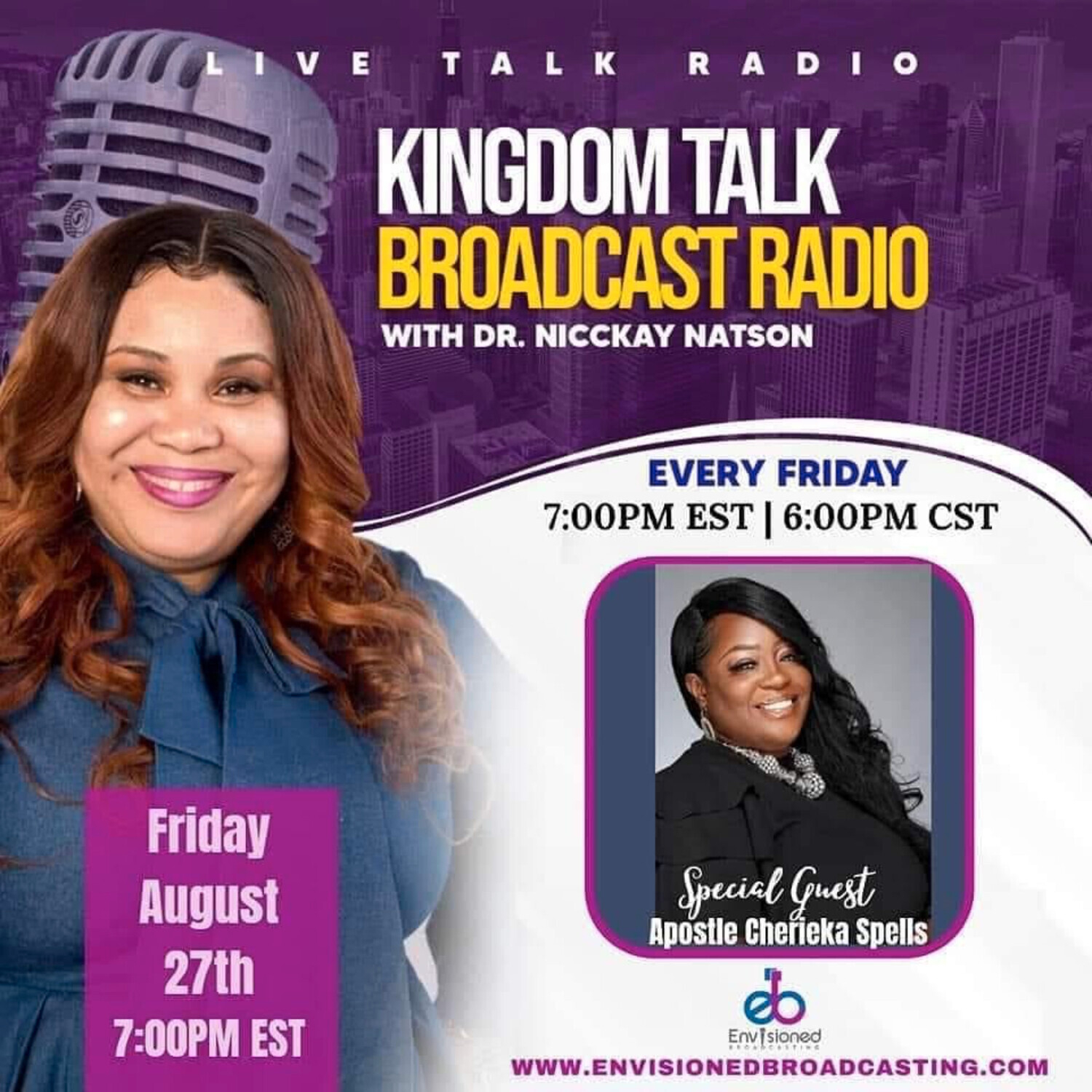 Kingdom Talk Broadcast Radio with Dr. Nicckay Natson