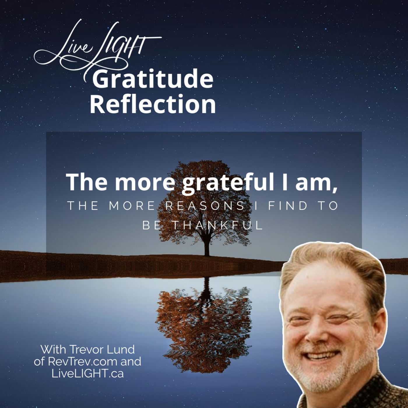 The more grateful I am, the more reasons I find to be thankful