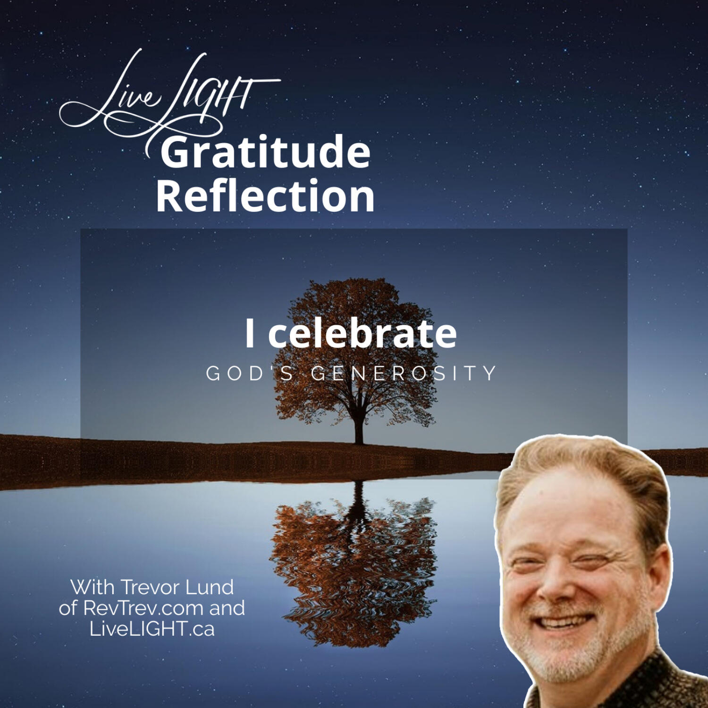 I celebrate God's generosity