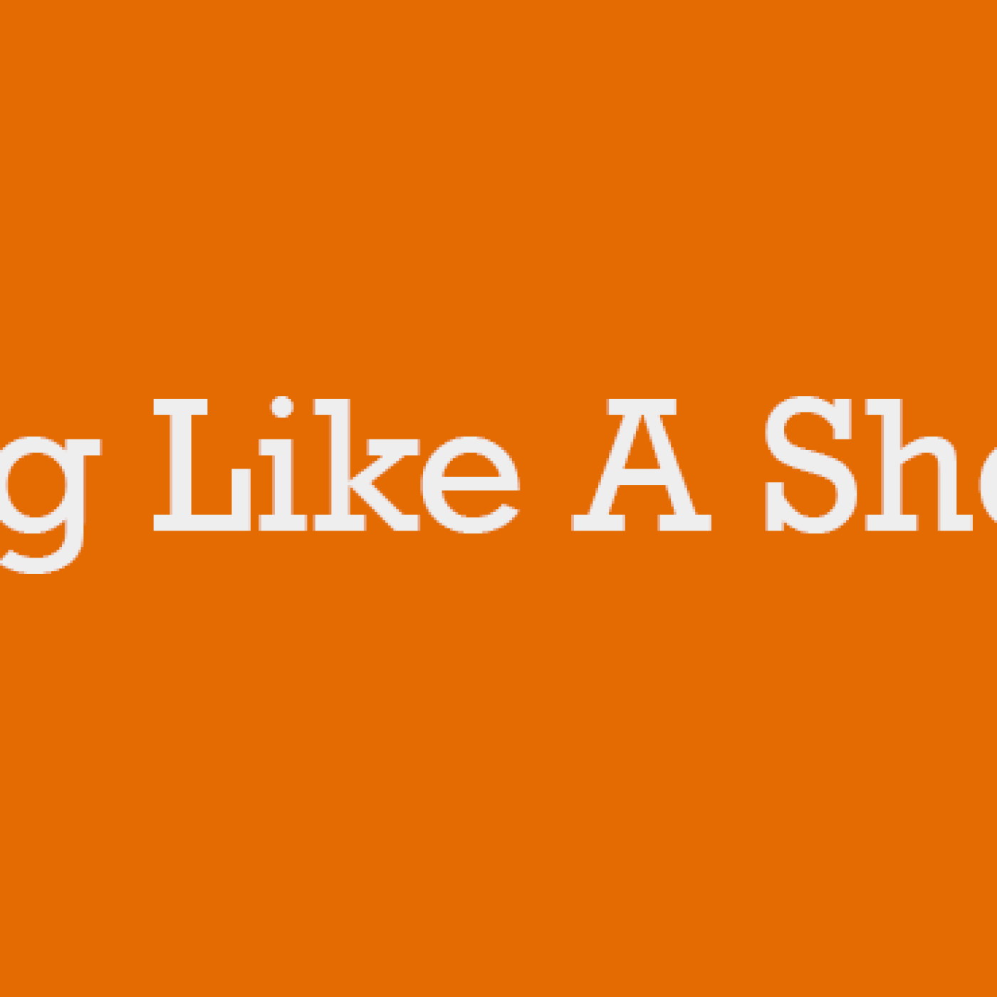 7 – Feeling Like A Show-Off - podcast episode cover