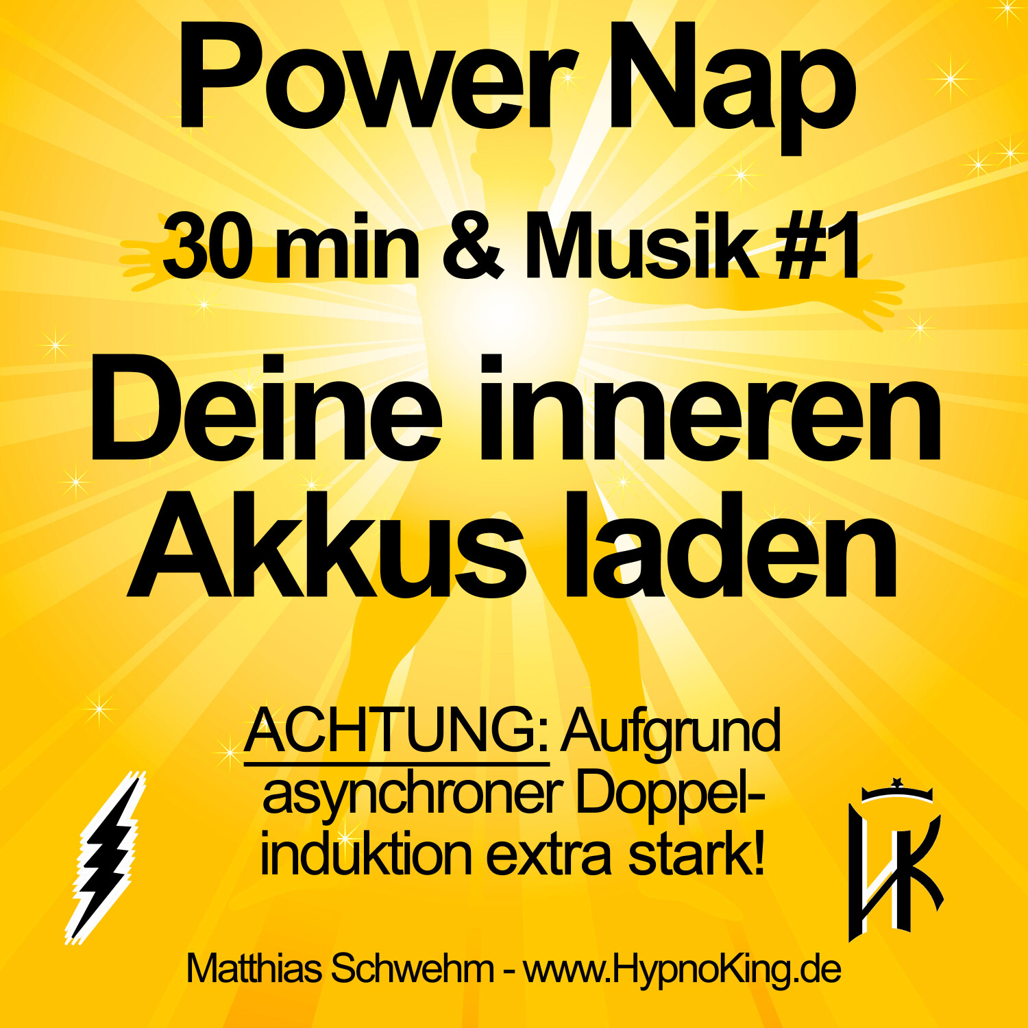 Power Nap 30 min ⚠️Extra stark! ﻿Asynchrone Doppelinduktion!💥Musik #1  Schlafquickie, Mittagsschlaf NSDR