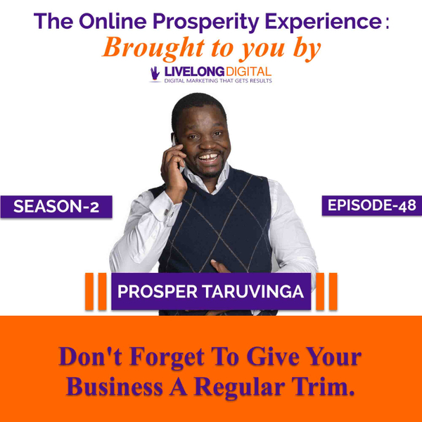 Don't Forget To Give Your Business A Regular Trim. artwork