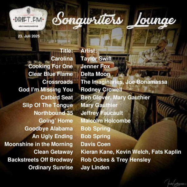 Songwriters Lounge vom 23. Juli 2025 artwork