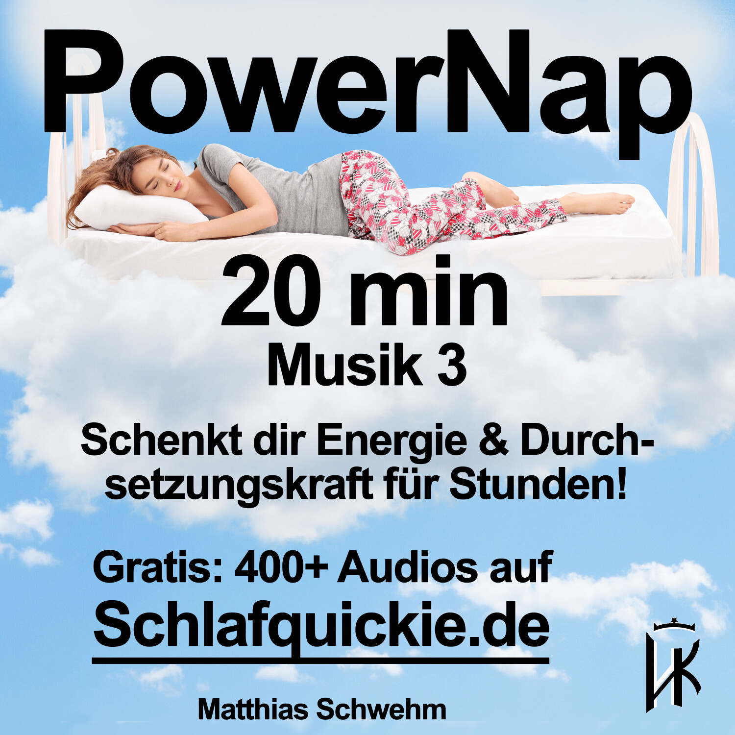 Power Nap 20 min & Musik 3 📢 HypnoKing® NSDR✅ Schlafquickie Mittagsschlaf Meditation Hypnose