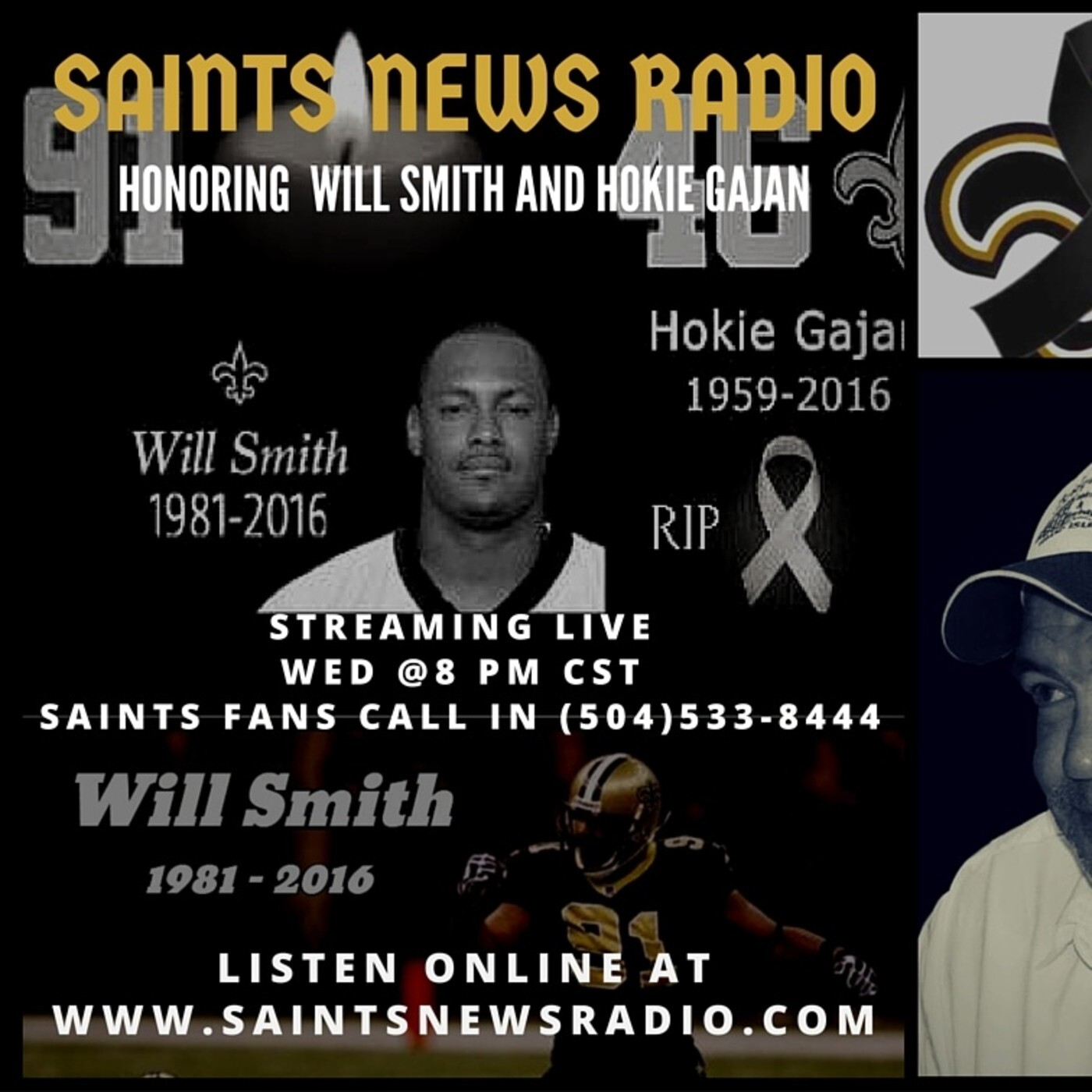 Saints News Radio- Honoring Will Smith and Hokie Gajan episode artwork