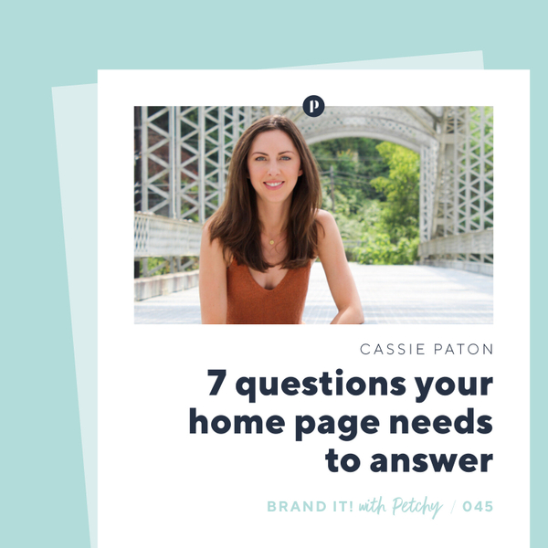7 questions your home page needs to answer w/ Cassie Paton artwork