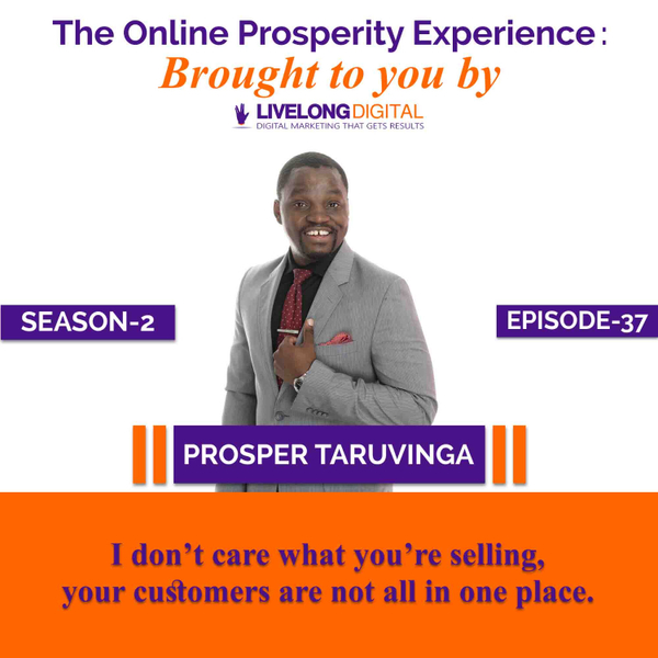 I don’t care what you’re selling, your customers are not all in one place. artwork