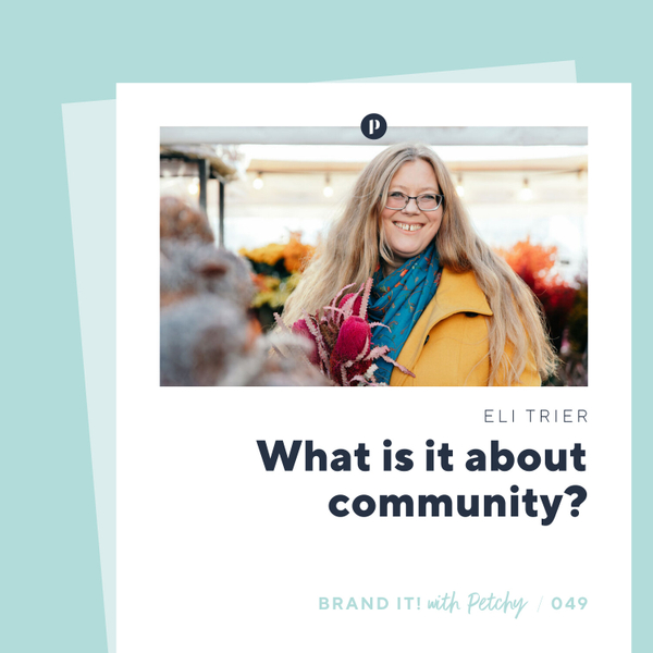 What is it about community? w/ Eli Trier artwork