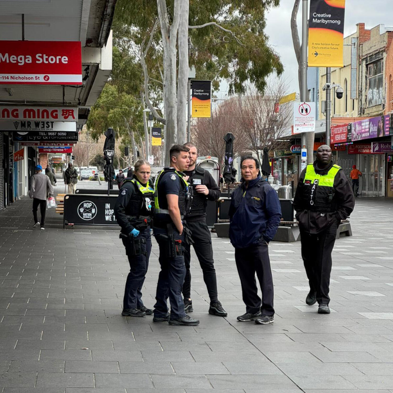Nov 25: A community response to Footscray CBD ‘mall cops’. episode artwork