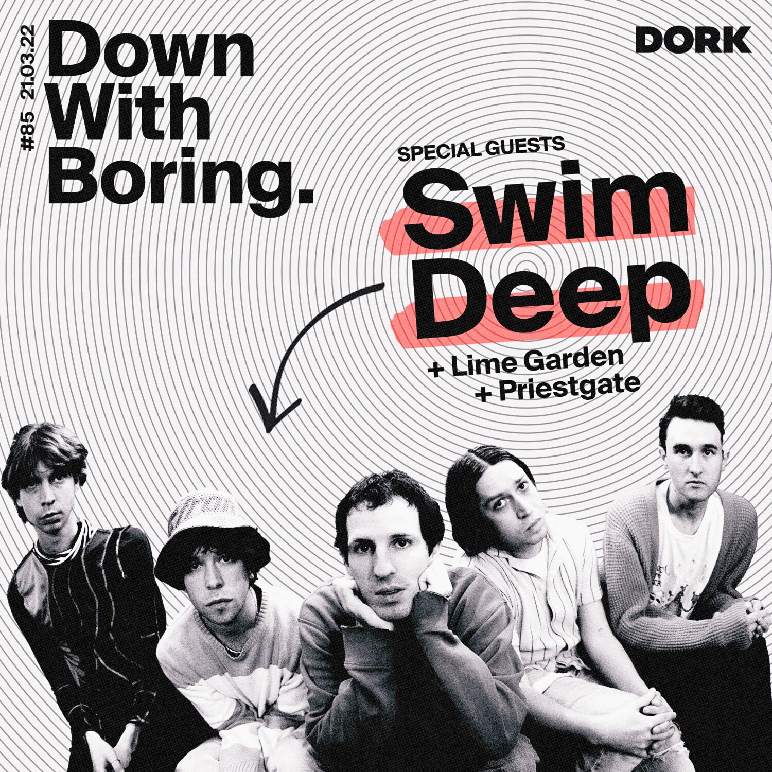 cover of episode Down With Boring #0085: Swim Deep, Lime Garden & Priestgate