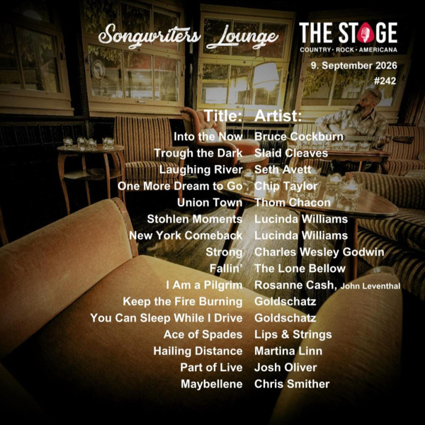 Songwriters Lounge vom 9. September 2026 artwork