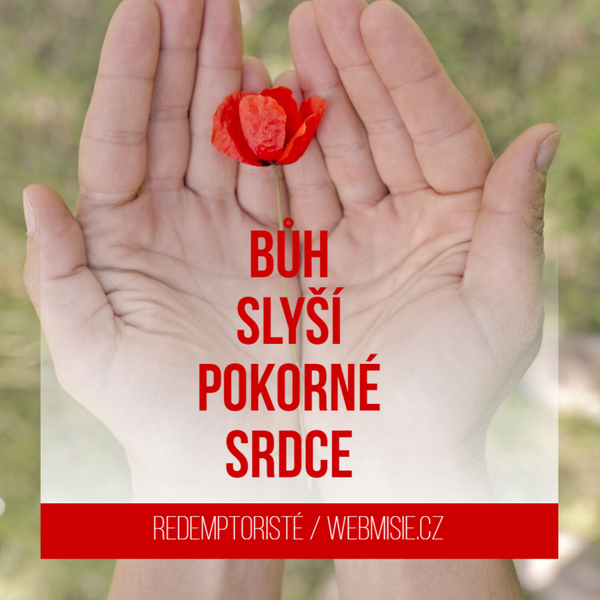 Prosit Boha v pokoře srdce