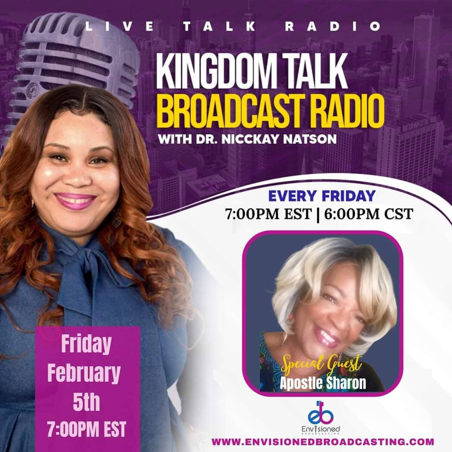 Kingdom Talk Broadcast Radio with Dr. Nicckay Natson