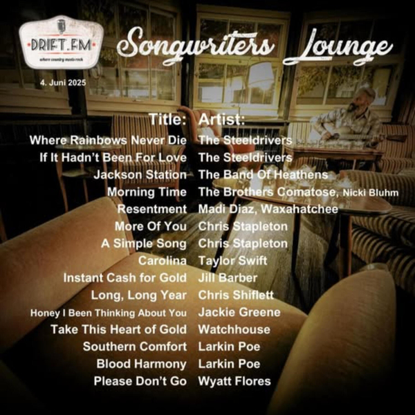 Songwriters Lounge vom 4. Juni 2025 artwork