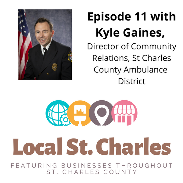 Kyle Gaines, Director of Community Relations for the St. Charles County Ambulance District artwork