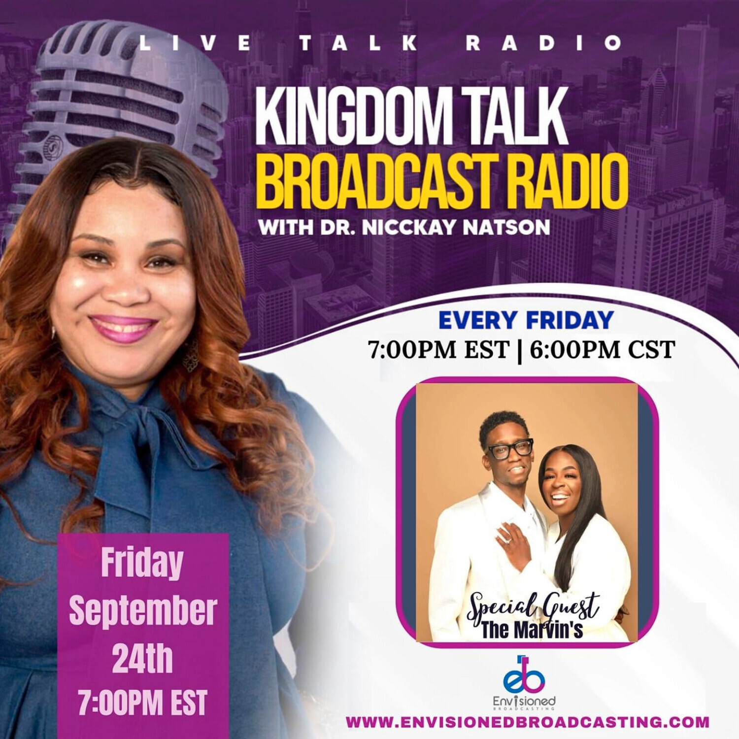 Kingdom Talk Broadcast Radio with Dr. Nicckay Natson