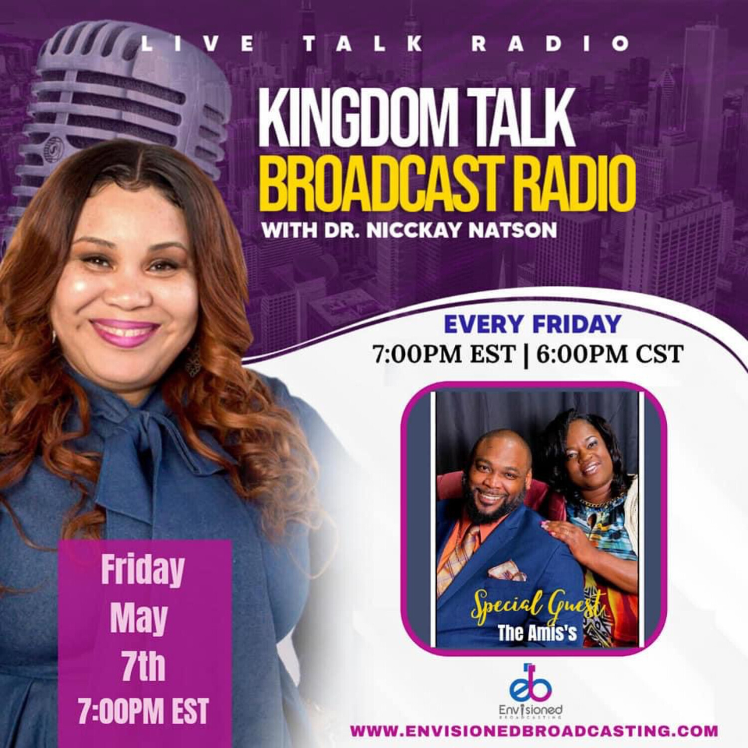 Kingdom Talk Broadcast Radio with Dr. Nicckay Natson