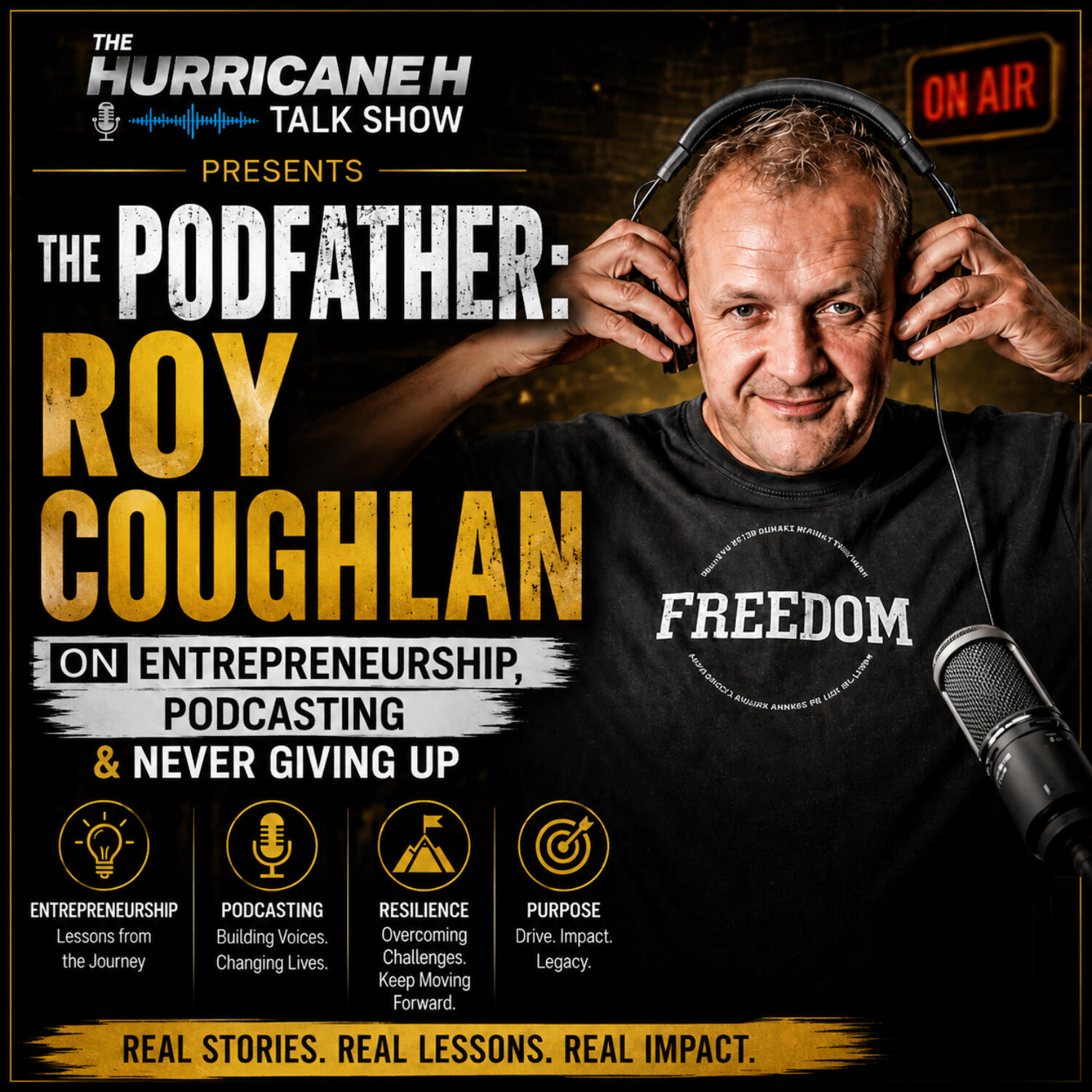 The PodFather: Roy Coughlan on Entrepreneurship, Podcasting & Never Giving Up. episode artwork