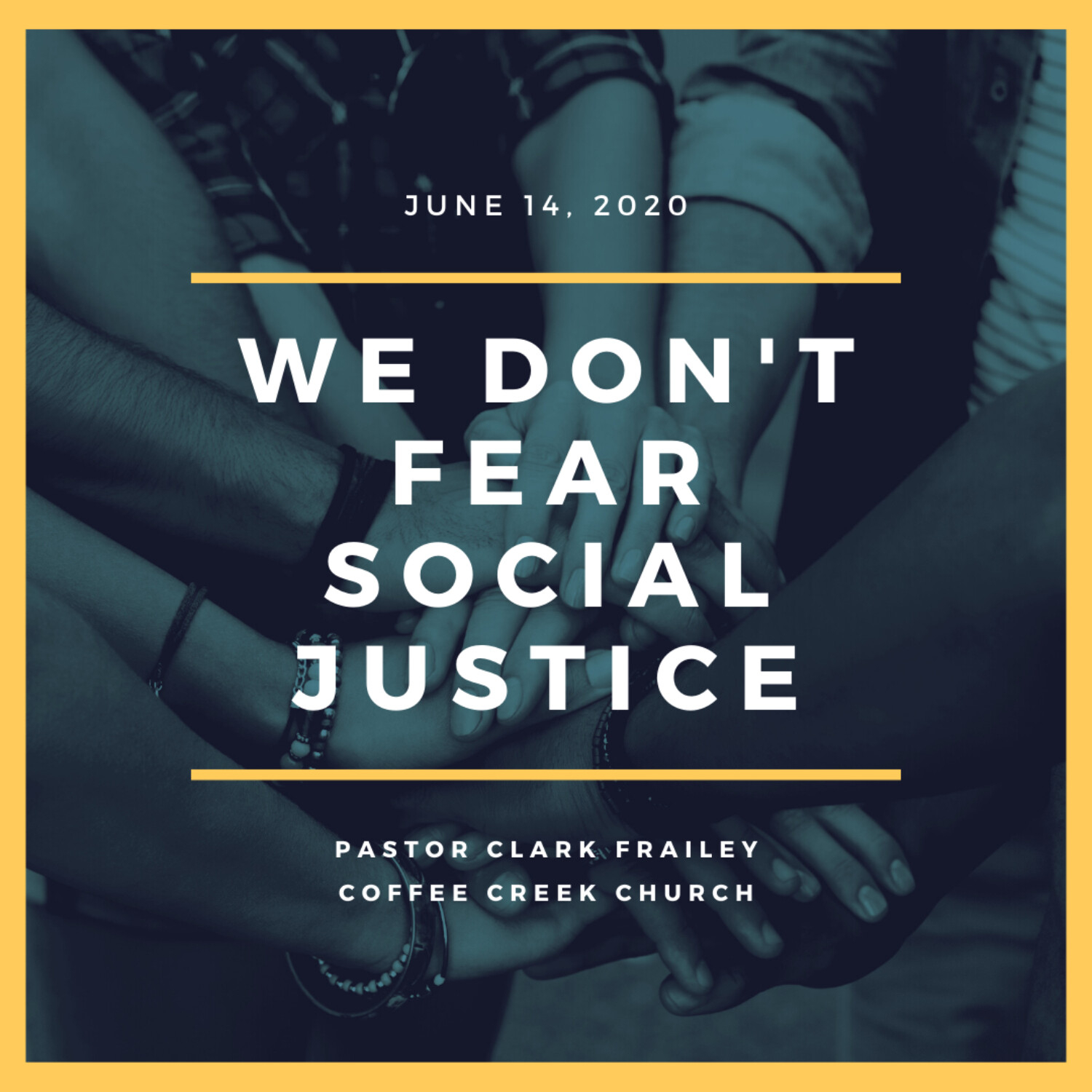 We Don't Fear Social Justice