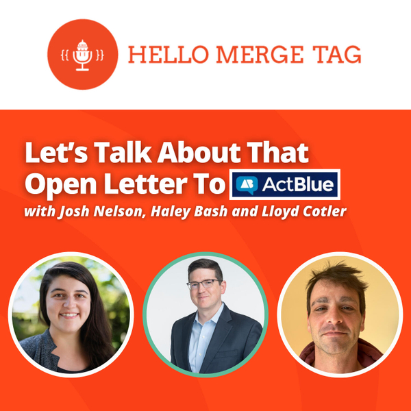 Let's Talk About That Open Letter to ActBlue artwork
