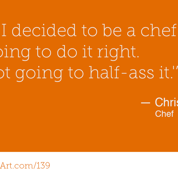139 - Creative cooking & Creative teams with chef Chris Barton artwork
