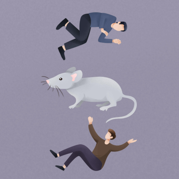 Exploring the themes and characters in Of Mice and Men artwork