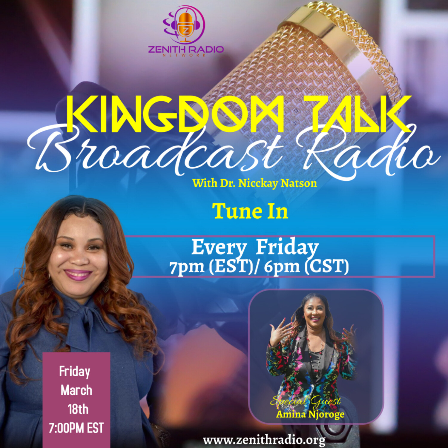 Kingdom Talk Broadcast Radio with Dr. Nicckay Natson