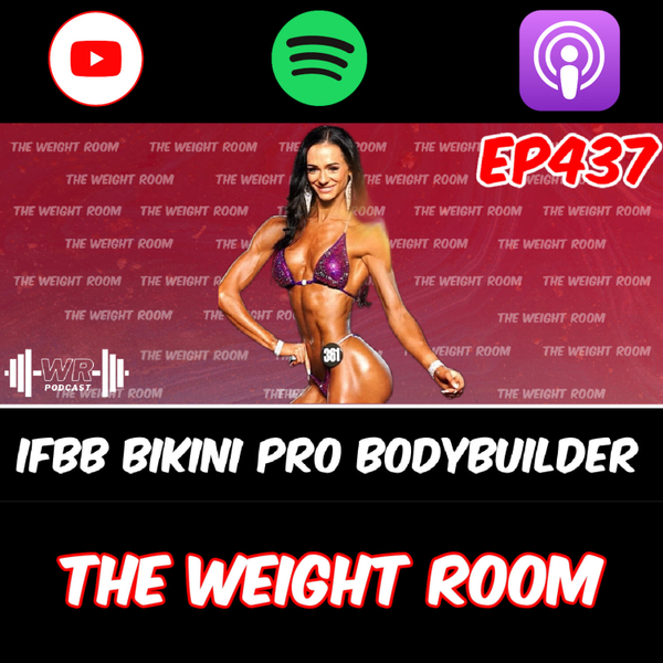 EP437: IFBB Bikini Pro Bodybuilder Carly Lamberts artwork