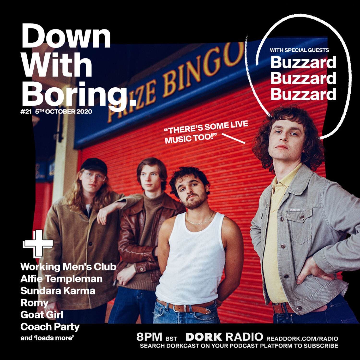 cover of episode Down With Boring #0021: Buzzard Buzzard Buzzard