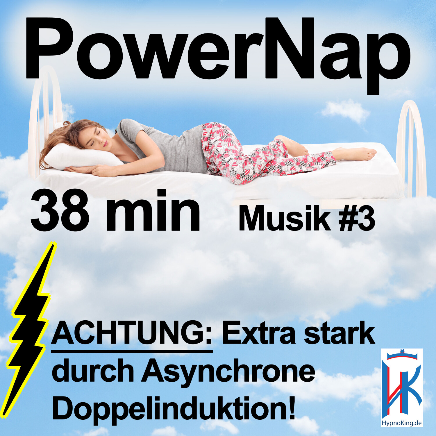 Power Nap 38 min ⚠️Extra stark! ﻿Asynchrone Doppelinduktion!💥 Musik #3 Schlafquickie, Mittagsschlaf episode artwork