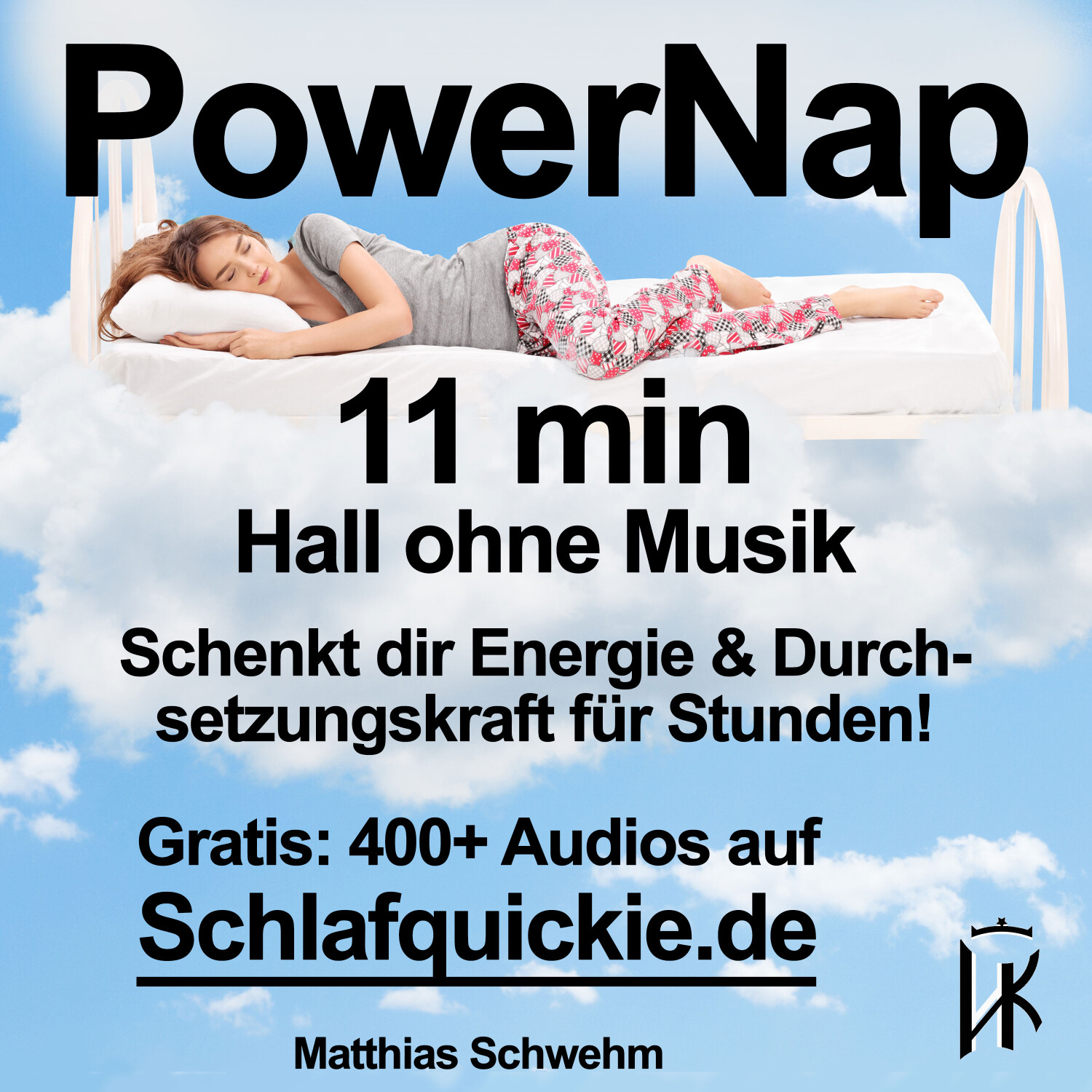 Power Nap 11 min Hall ohne Musik 📢 HypnoKing® NSDR✅ Schlafquickie, Mittagsschlaf Meditation episode artwork