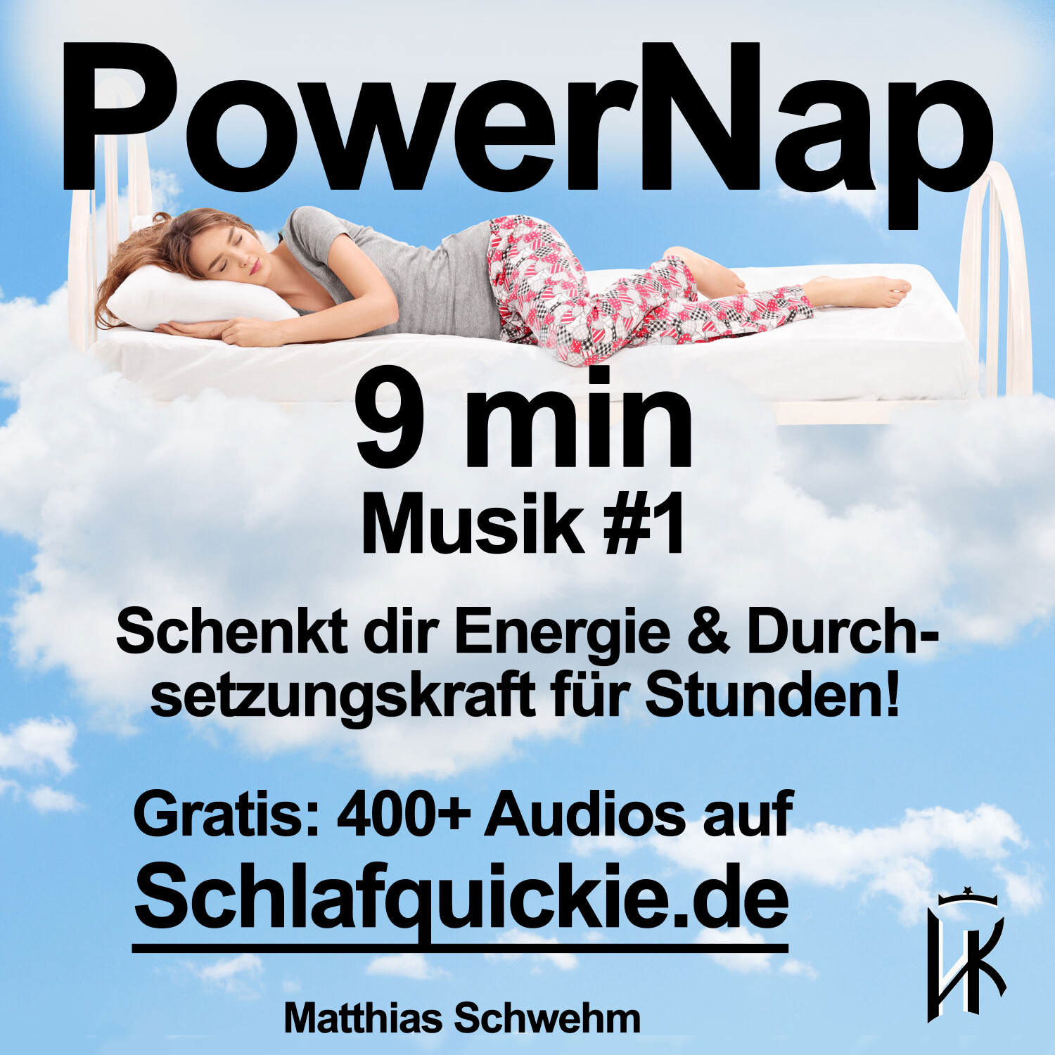 Power Nap 9 min deutsch Musik #1 📢 HypnoKing® NSDR✅ Schlafquickie, Mittagsschlaf Meditation episode artwork