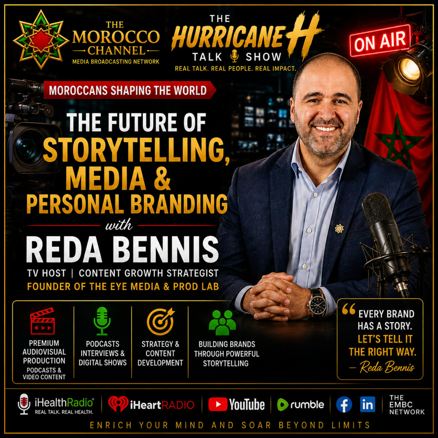 The Future of Storytelling, Media & Personal Branding with Reda Bennis