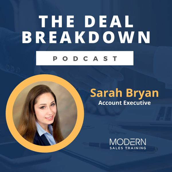 How Sarah Bryan closed a deal despite the CEO walking out on the presentation artwork