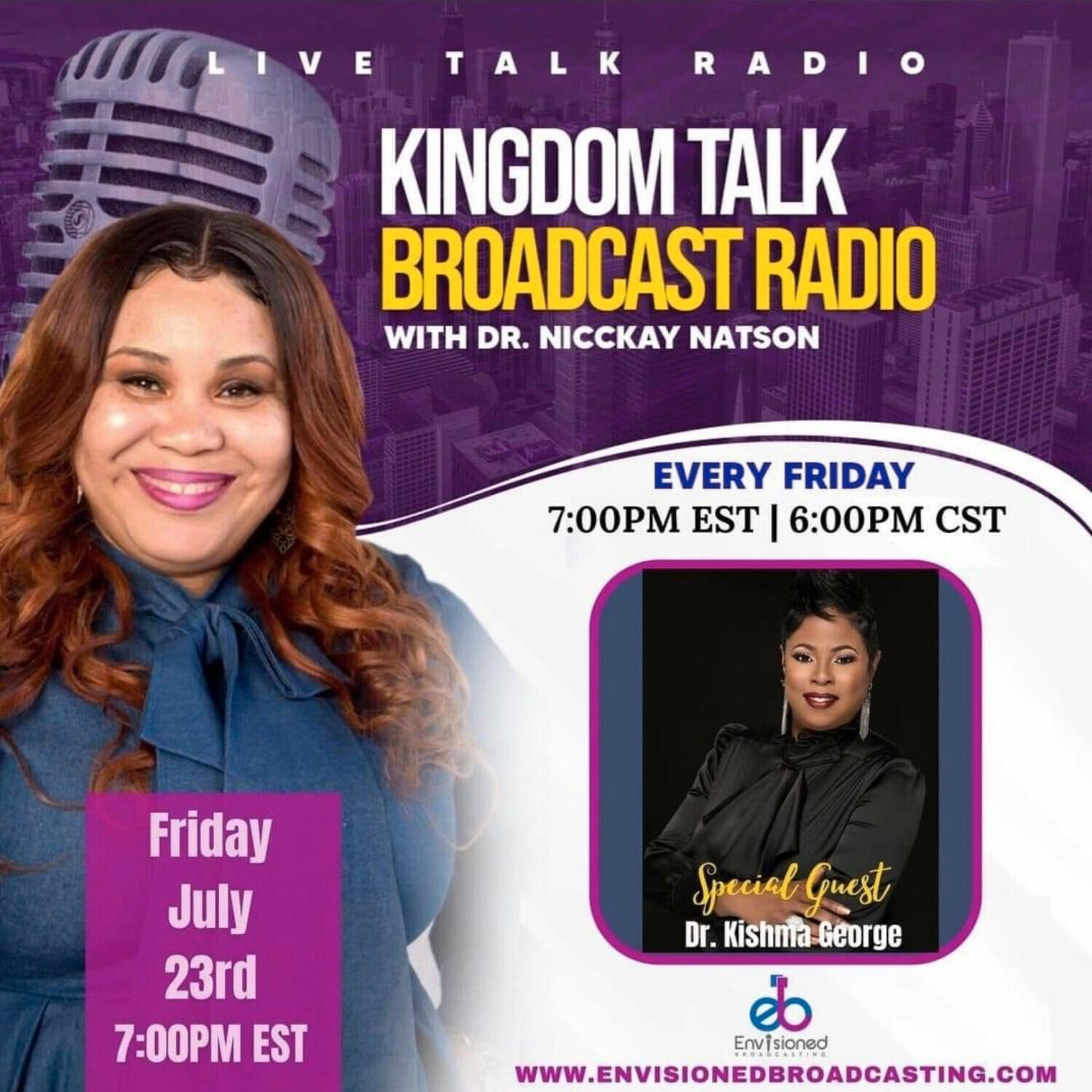 Kingdom Talk Broadcast Radio with Dr. Nicckay Natson