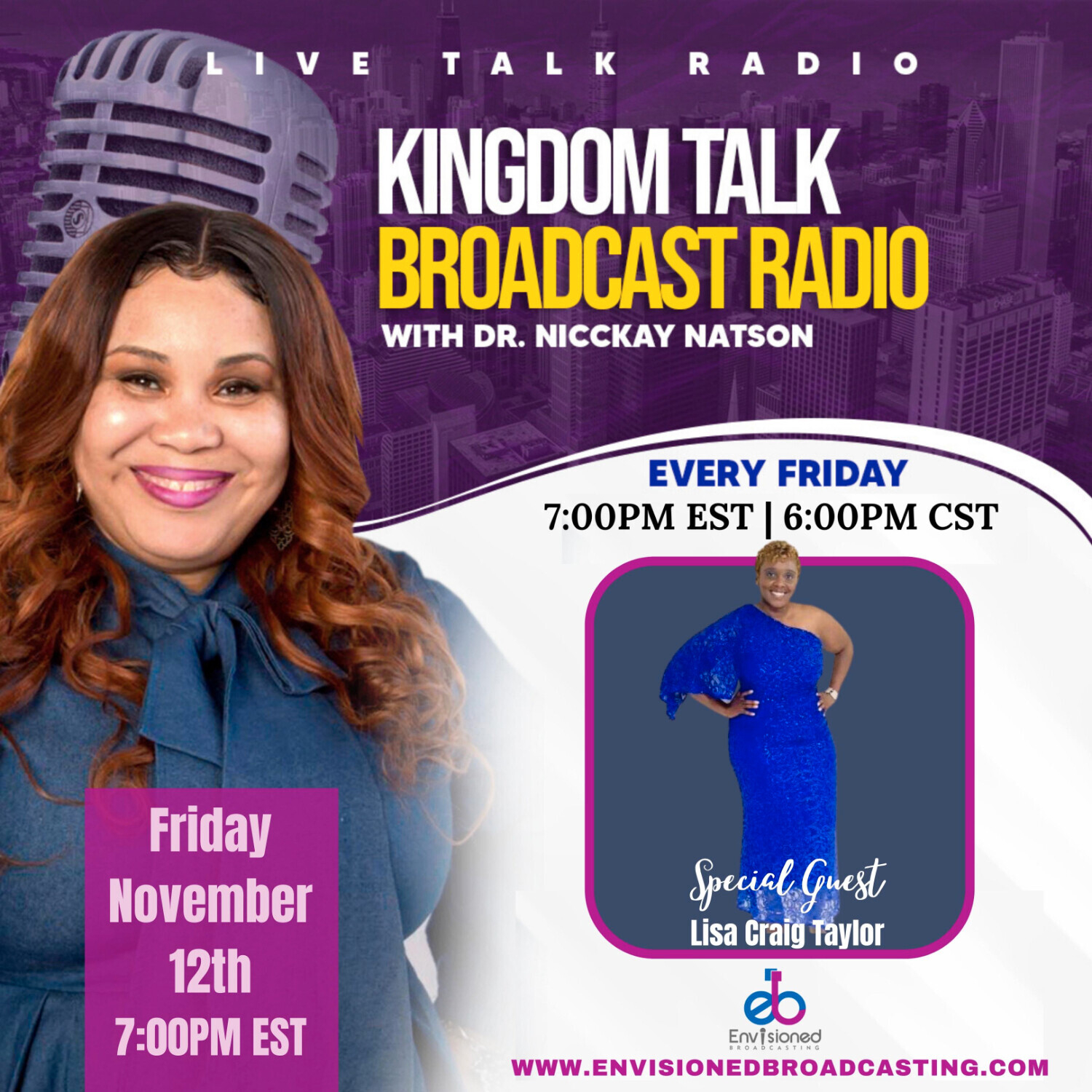 Kingdom Talk Broadcast Radio with Dr. Nicckay Natson