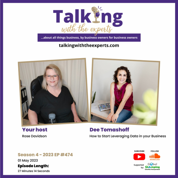 2023 EP474 Dee Tomashoff - How to Start Leveraging Data in your Business artwork