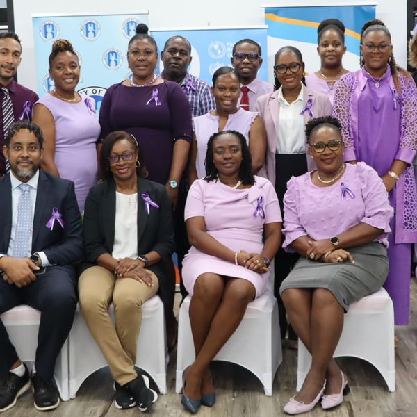 The Ministry of Health officially launches Saint Lucia's National Cancer Registry artwork