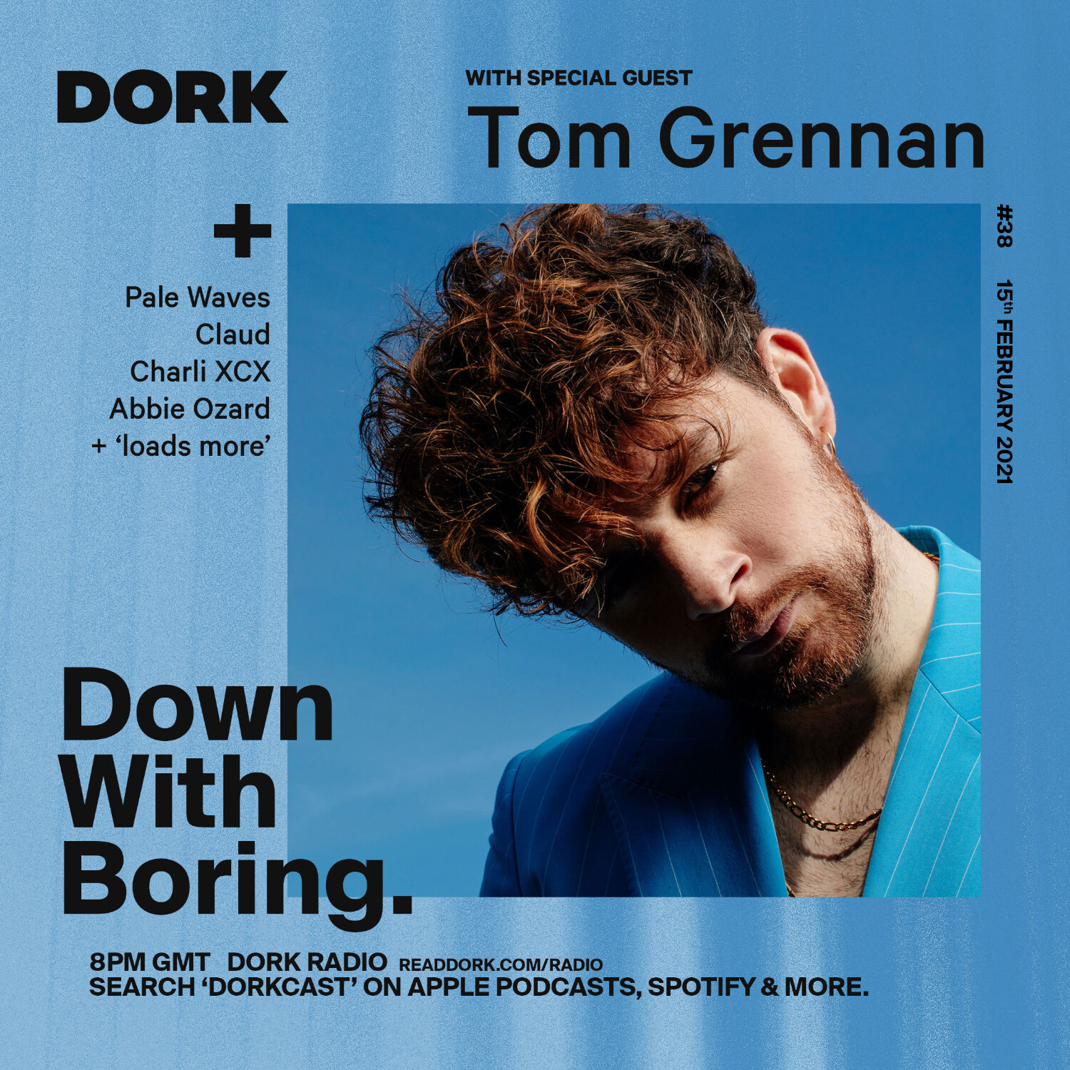 cover of episode Down With Boring #0038: Tom Grennan