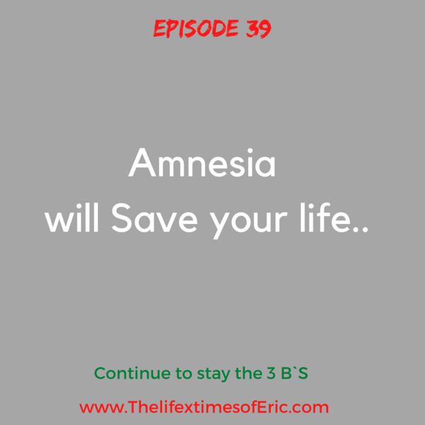 Amnesia. Will save your life. artwork