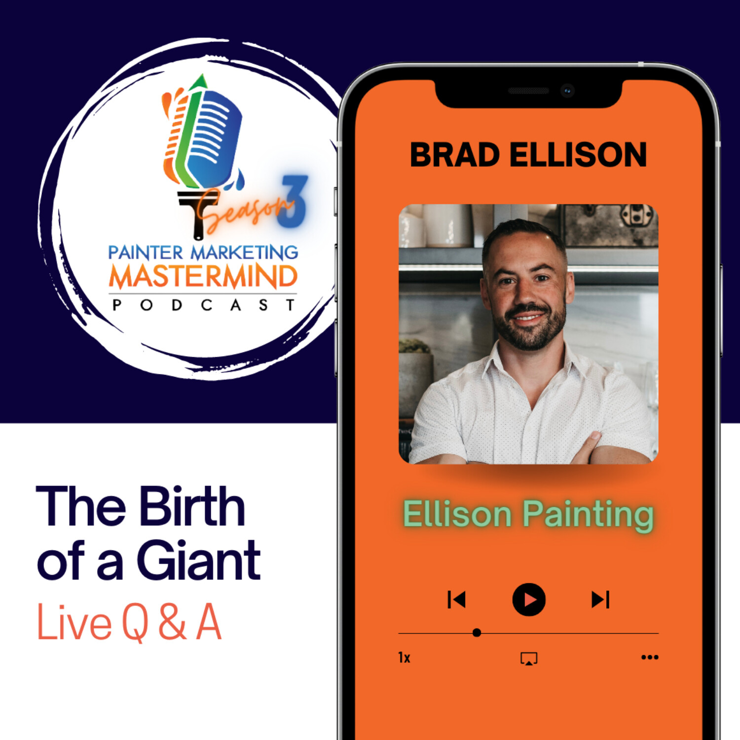 Interview with Brad Ellison of Ellison Painting - "The Birth of a Giant" Live Q & A