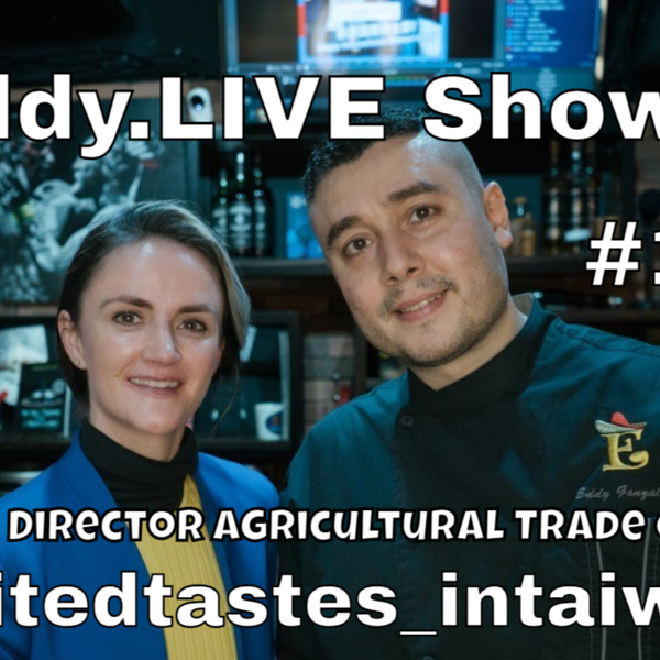 Eddy.LIVE Show ep. 127, Emily Scott, Director AIT Agricultural Trade Office #Taiwanenglishpodcast artwork