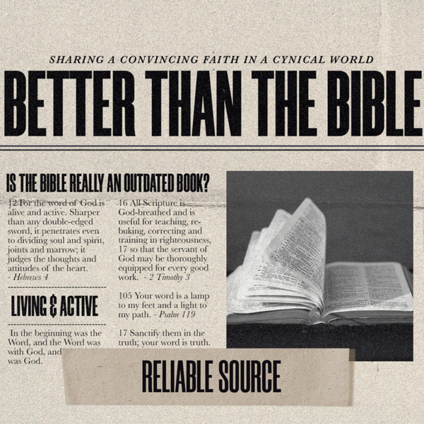 Reliable Source // Better Than the Bible artwork