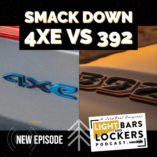 Smackdown! Jeep 4xe vs 392 artwork