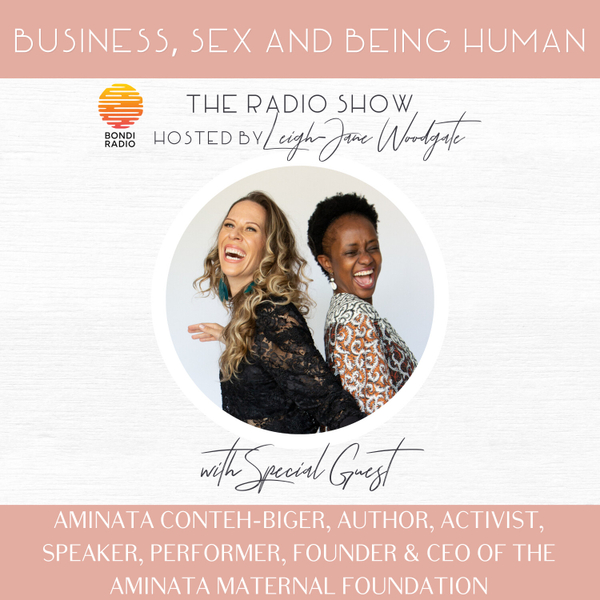 From refugee to CEO: How to disrupt with humility, with Aminata Conteh-Biger, Author, Activist, Speaker, Performer, Founder & CEO of The Aminata Maternal Foundation. artwork